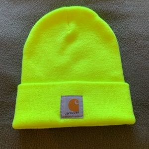 Carhartt Men’s Knit Cuffed Beanie in Brite Lime 💚💛